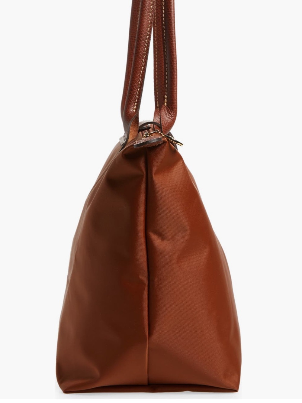Longchamp Brown Nylon Le Pliage Tote with Leather Trim - Picture 5 of 10